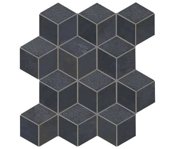 Met-All Mosaico Dado Dek Black | Ceramic mosaics | Ceramiche Supergres
