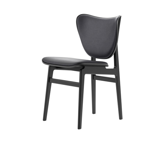 Elephant Dining Chair, Black / Vintage Leather Anthracite 21003 | Chairs | NORR11