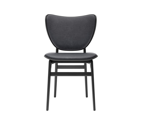 Elephant Dining Chair, Black / Vintage Leather Anthracite 21003 | Sillas | NORR11