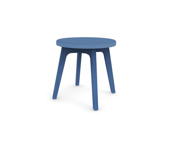 Agent Low Stool - Blue Stain | Stools | Boss Design
