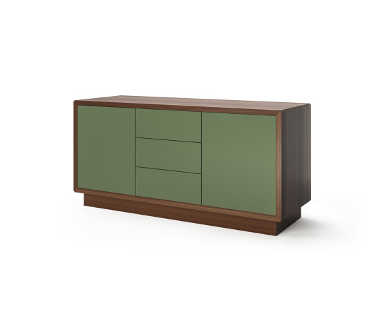 Credenza - 2 door, 3 drawer with plinth base | Aparadores | Boss Design