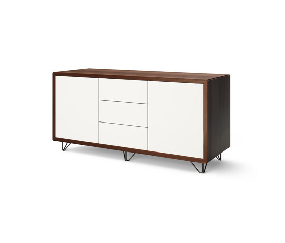 Credenza - 2 door, 3 drawer with wire feet | Buffets / Commodes | Boss Design