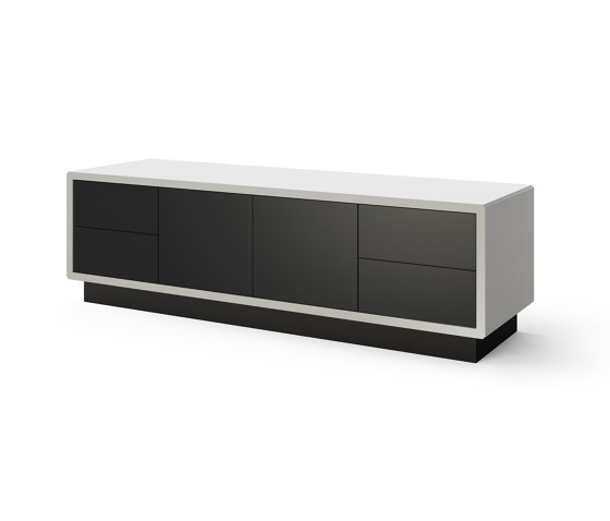 Credenza - 2 door 4 drawer on plinth base | Sideboards | Boss Design