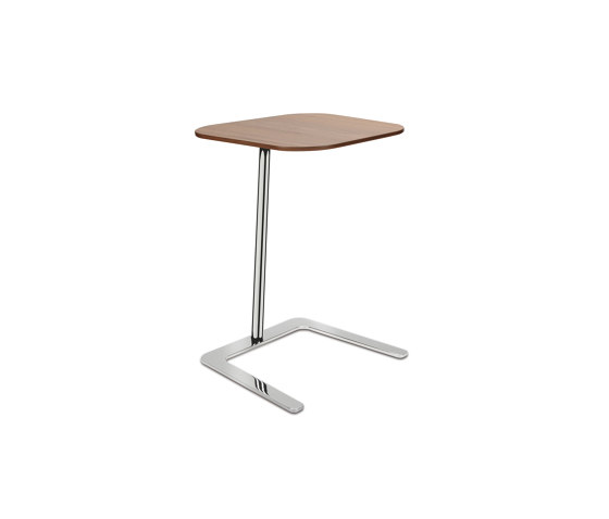 Flamingo Static table, Chrome frame with rectangular top | Beistelltische | Boss Design