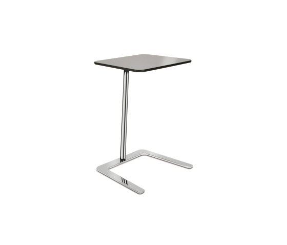 Flamingo Static table, Chrome frame with rectangular top | Tables d'appoint | Boss Design