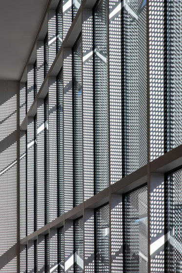 Exterior Applications - Perforated Weave Wall | Metal sheets | Moz Designs