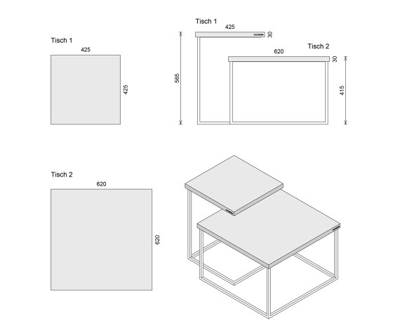 Tabula Duplex | Tables d'appoint | CO33 by Gregor Uhlmann