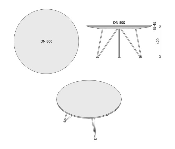 Tabula Nimbus | Side tables | CO33 by Gregor Uhlmann