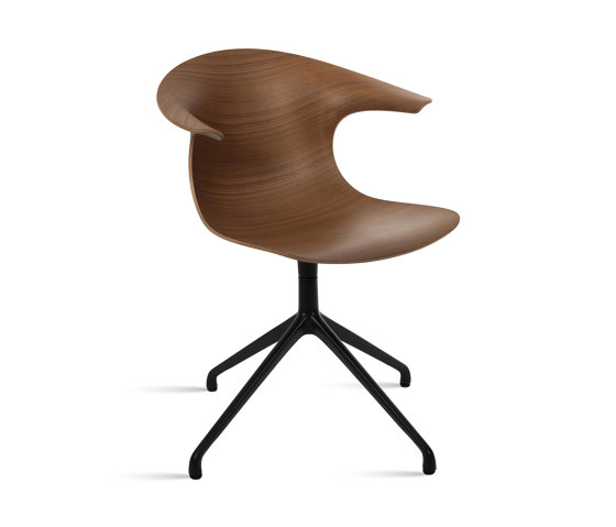 Loop 3D Wood 4-star Aluminium Base | Chairs | Infiniti