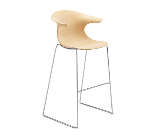 Loop 3D Wood Bar Stool | Bar stools | Infiniti