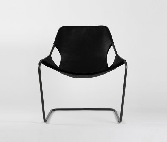 Paulistano Leather - Black/BlackMatt | Armchairs | Objekto