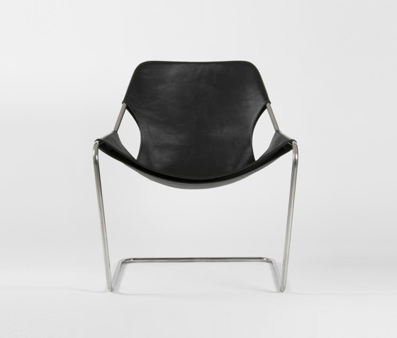 Paulistano Leather - Inox/Black | Armchairs | Objekto