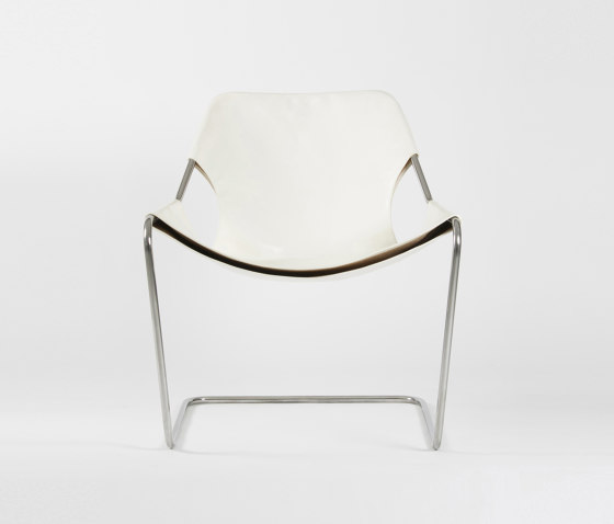 Paulistano Leather - Inox/White | Armchairs | Objekto