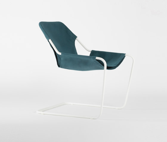 Paulistano Outdoor - White/Turquoise | Armchairs | Objekto