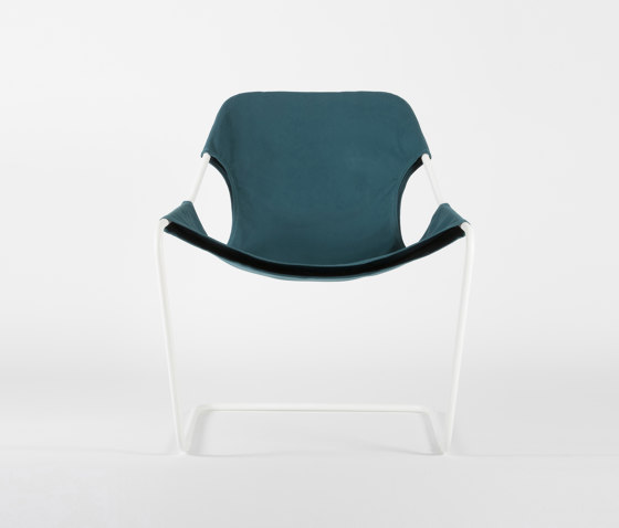 Paulistano Outdoor - White/Turquoise | Armchairs | Objekto