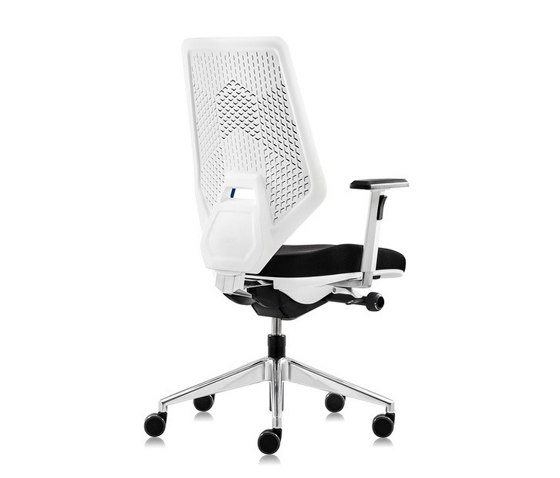 V6 swivel chair, light grey, upholstered | Sillas de oficina | VANK
