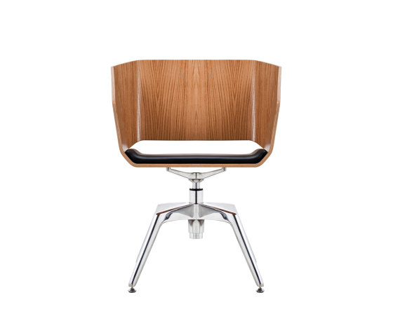 WOODI chair, aluminum base | Chaises | VANK