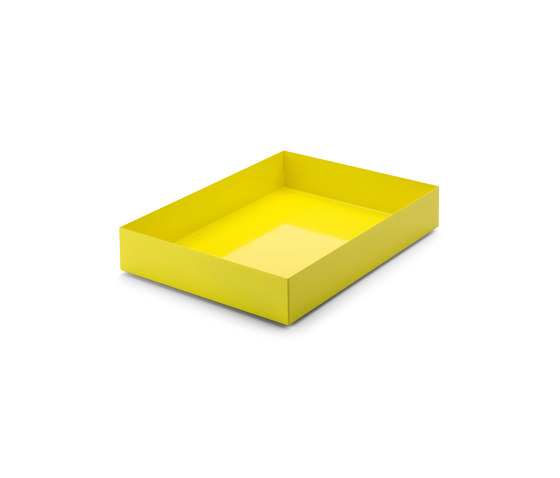 Stapler | Falter, Filing Tray, sulfur yellow RAL 1016 | Desk tidies | Magazin®
