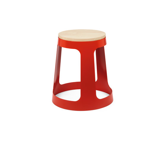 Gueststool | Stool, vermilion RAL 2002 | Tabourets | Magazin®
