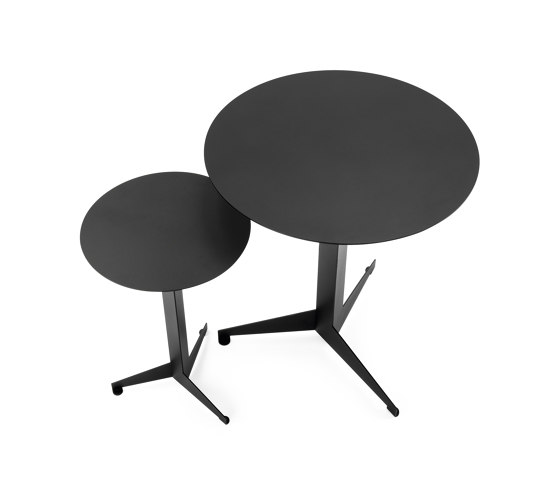 Construct | Bistro Table, small jet black RAL 9005 | Side tables | Magazin®