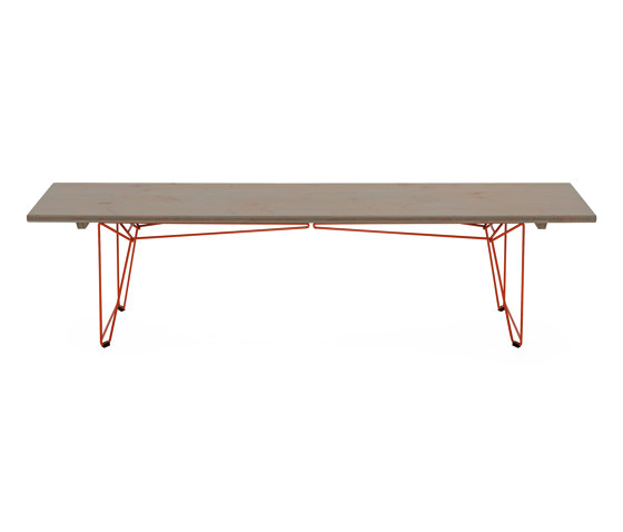 BTB | Table and Bench, tabletop agate grey RAL 7038 | Dining tables | Magazin®