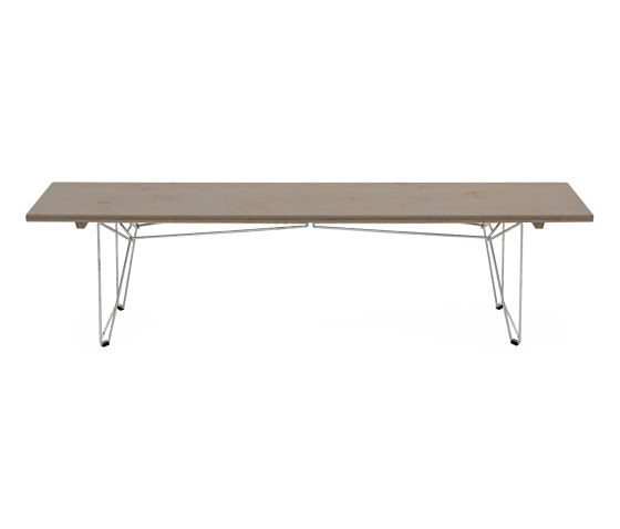 BTB | Table and Bench, tabletop agate grey RAL 7038 | Dining tables | Magazin®