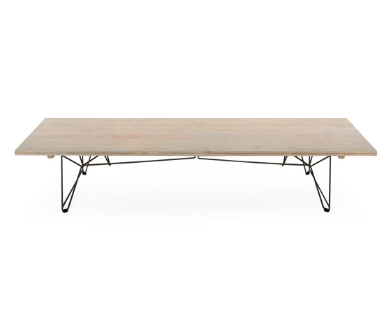 LTL | Table and Couch, tabletop agate grey RAL 7038 | Mesas comedor | Magazin®