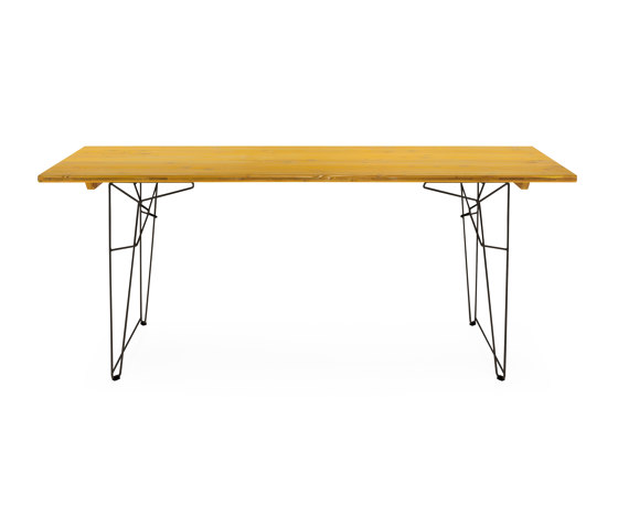 LTL | Table and Couch, tabletop zinc yellow RAL 1018 | Mesas comedor | Magazin®