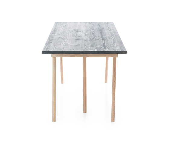 Uni | Tabletop, granite grey RAL 7026 | Tavoli pranzo | Magazin®