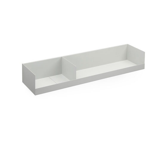 Boks | Wall Shelf, light grey RAL 7035 | Shelving | Magazin®