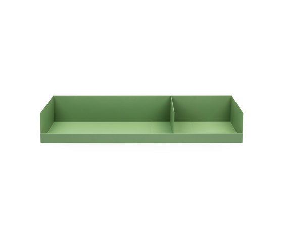 Boks | Wall Shelf, reseda green RAL 6011 | Estantería | Magazin®