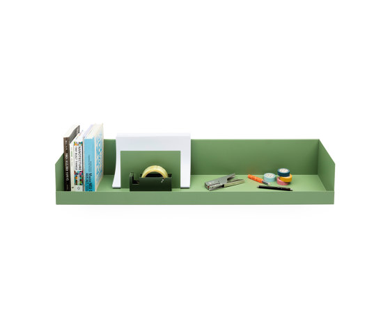 Boks | Wall Shelf, reseda green RAL 6011 | Estantería | Magazin®