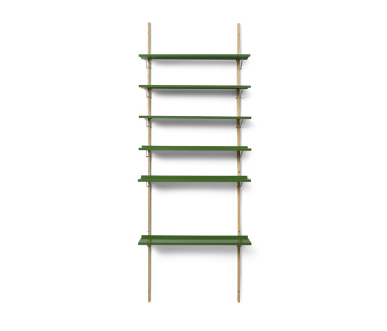 RM3 | Shelf, reseda green RAL 6011 | Scaffali | Magazin®