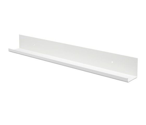 Tragleiste | Shelf, big, pure white RAL 9010 | Scaffali | Magazin®