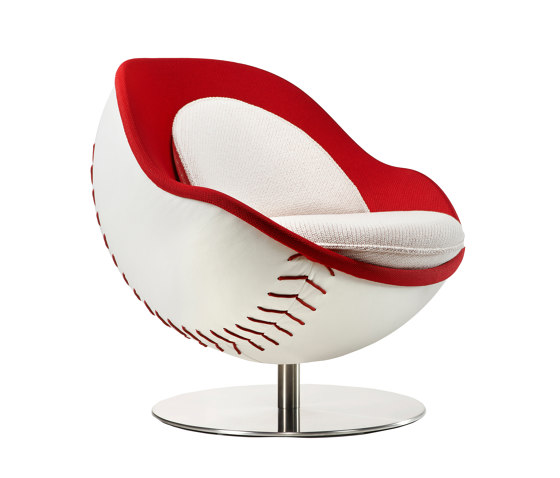 lillus homerun | baseball lounge chair / dinner chair | Fauteuils | lento