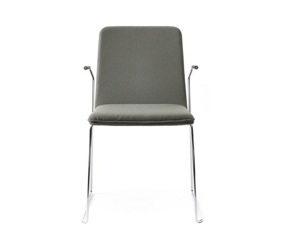 sitting smartKA | Skid chair with integrated armrests | Chaises | lento