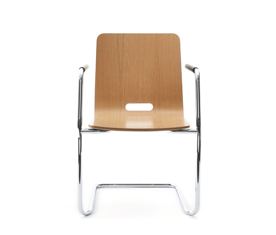 sitting smartF | Cantilever with integrated armrests | Sedie | lento