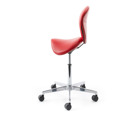 sella | Saddle chair with backrest | Swivel stools | lento