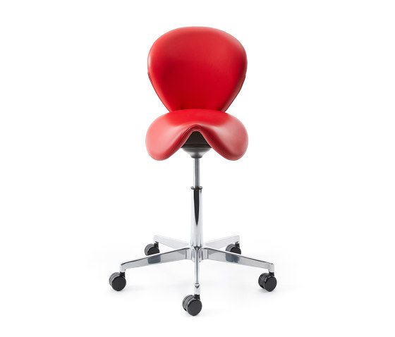 sella | Saddle chair with backrest | Sgabelli girevoli | lento