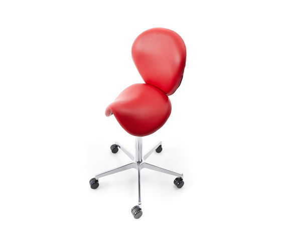 sella | Saddle chair with backrest | Sgabelli girevoli | lento