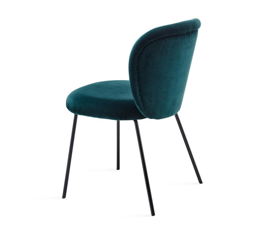 Ona | Side Chair with 4-legs steel frame | Chairs | FREIFRAU MANUFAKTUR