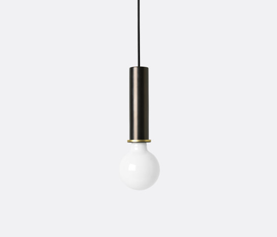 Socket Pendant - High - Black Brass | Lampade sospensione | ferm LIVING
