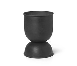 Hourglass Pot - Medium - Black |  | ferm LIVING