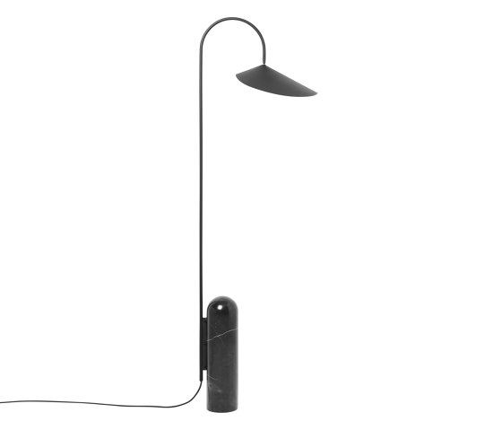 Arum Floor Lamp - Black | Lámparas de pie | ferm LIVING
