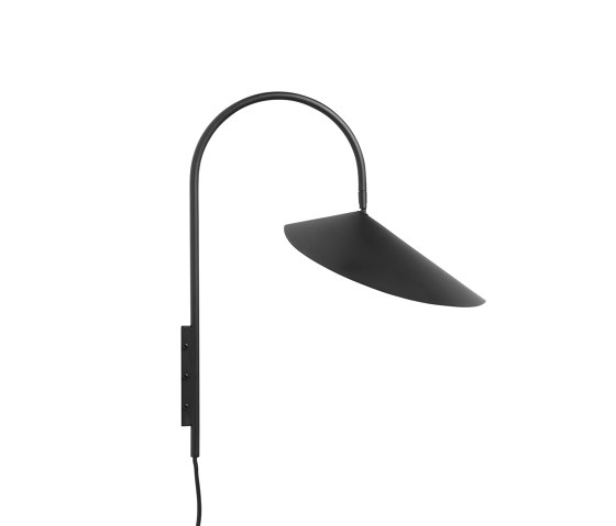 Arum Wall Lamp - Black | Lámparas de pared | ferm LIVING