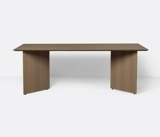 Mingle Table Top 210 cm - Dark Stained Oak | Tables de repas | ferm LIVING