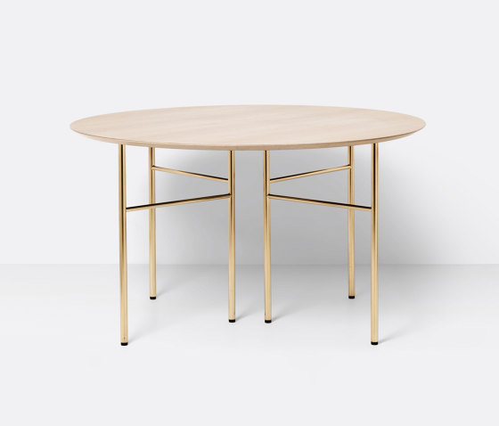 Mingle Table Top Round Ø130 - Natural Oak | Dining tables | ferm LIVING
