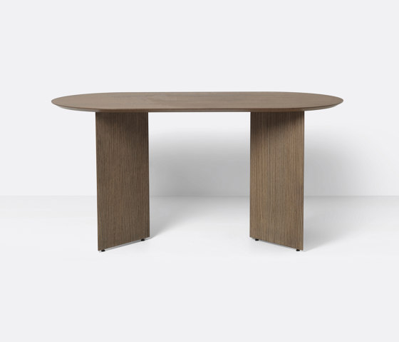 Mingle Table Top Oval 150 cm - Dark Stained Oak | Tables de repas | ferm LIVING