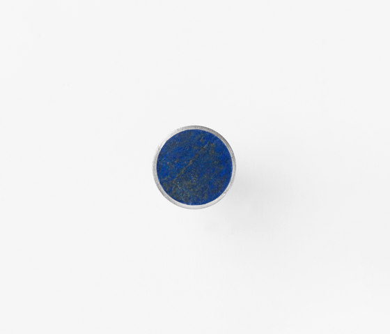 Hook - Steel - Stone - Small - Blue Lapis Lazuli | Einzelhaken | ferm LIVING