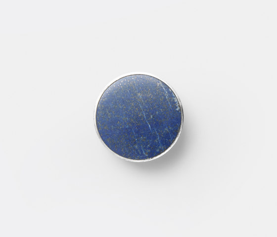 Hook - Steel - Stone - Large - Blue Lapis Lazuli | Single hooks | ferm LIVING